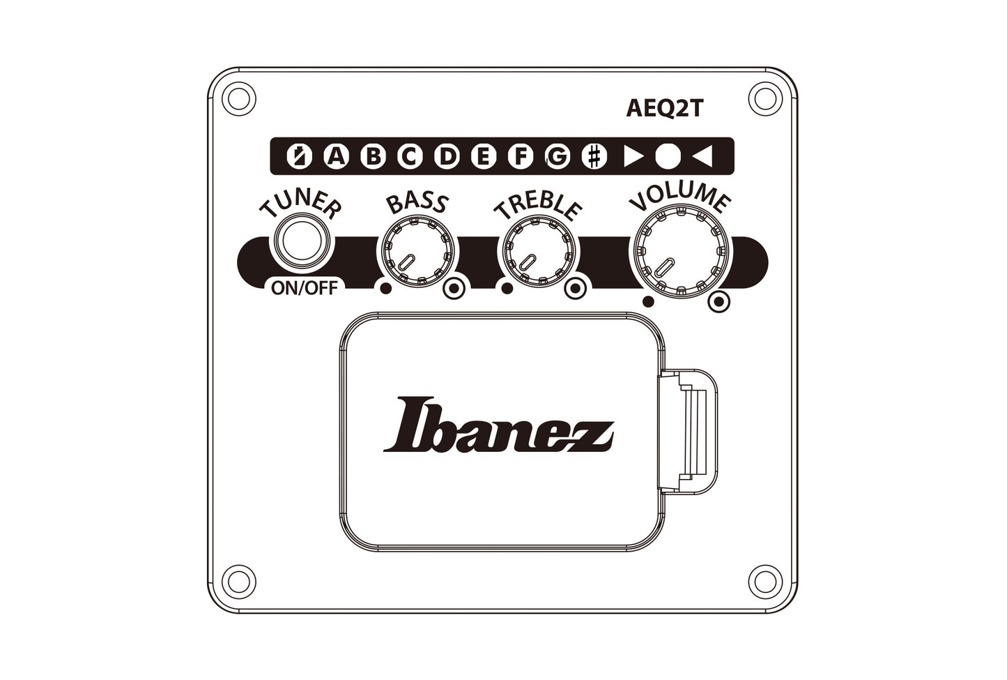 Ibanez IABB540-BK - Akustisk Bas