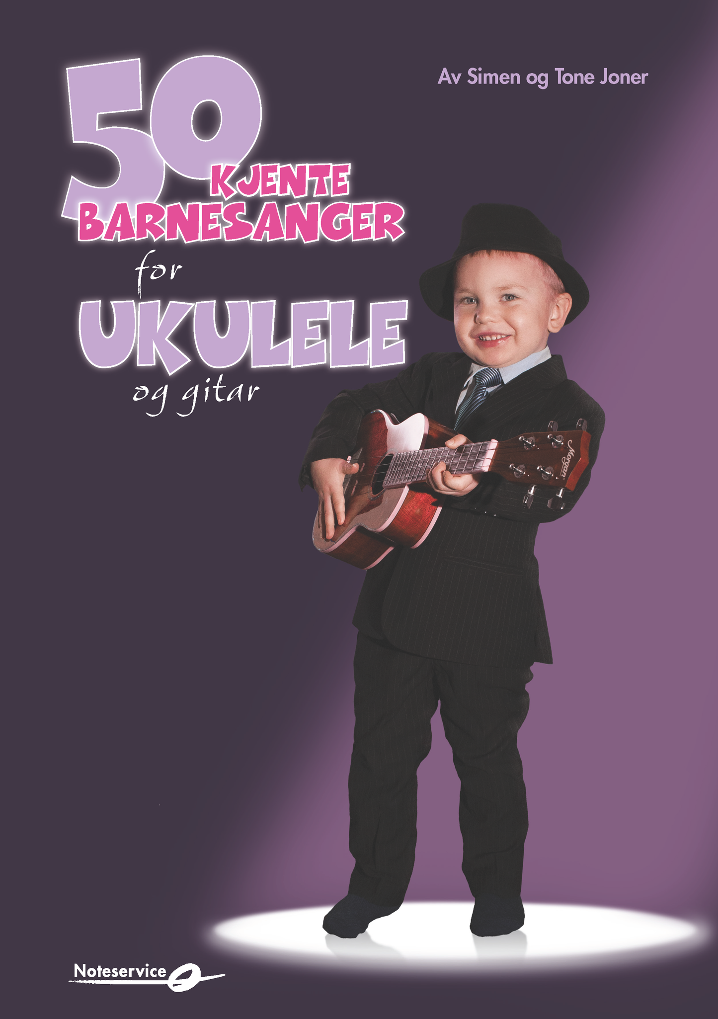 50 kända barnsånger för ukulele och gitarr