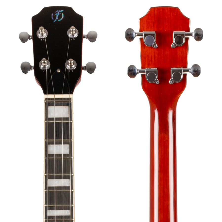 Flight Centurion Vintage Burst Solid Body Electric - Tenorukulele