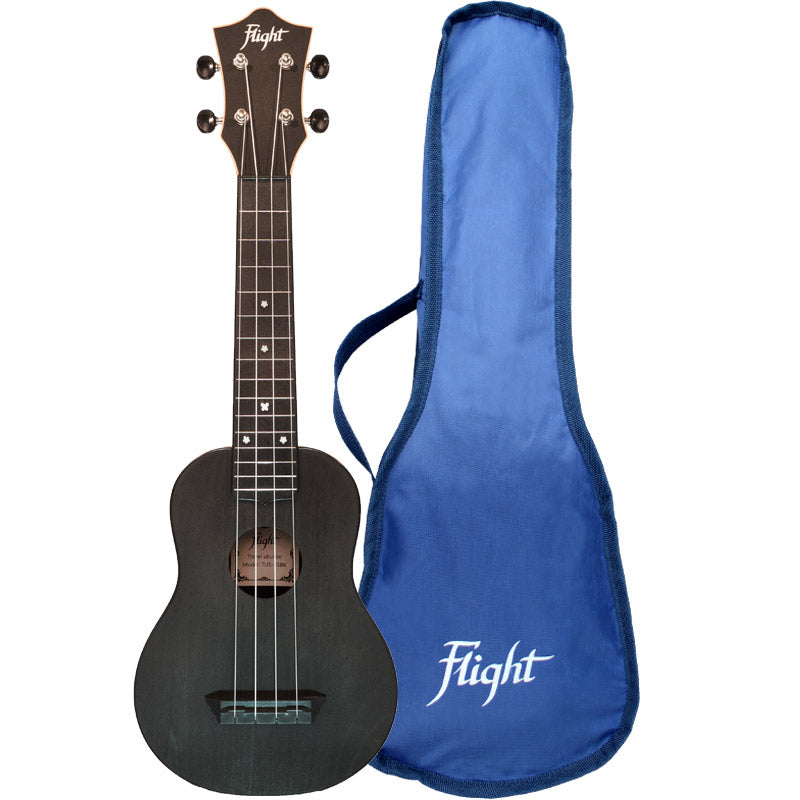 TUS35 Svart Travel Soprano Ukulele