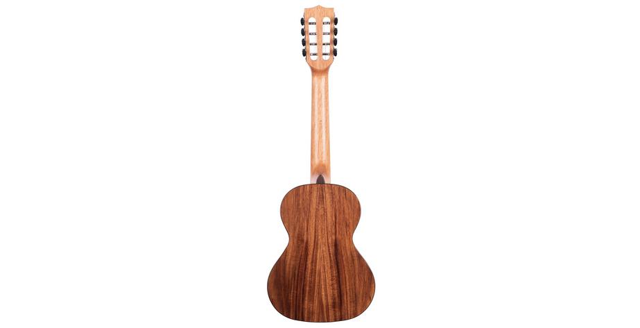 Blank Svart Cedar Lock Acacia 8-strängad tenorukulele, med väska (UB-T)