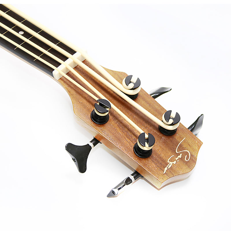 Ukulelebas, solid koa