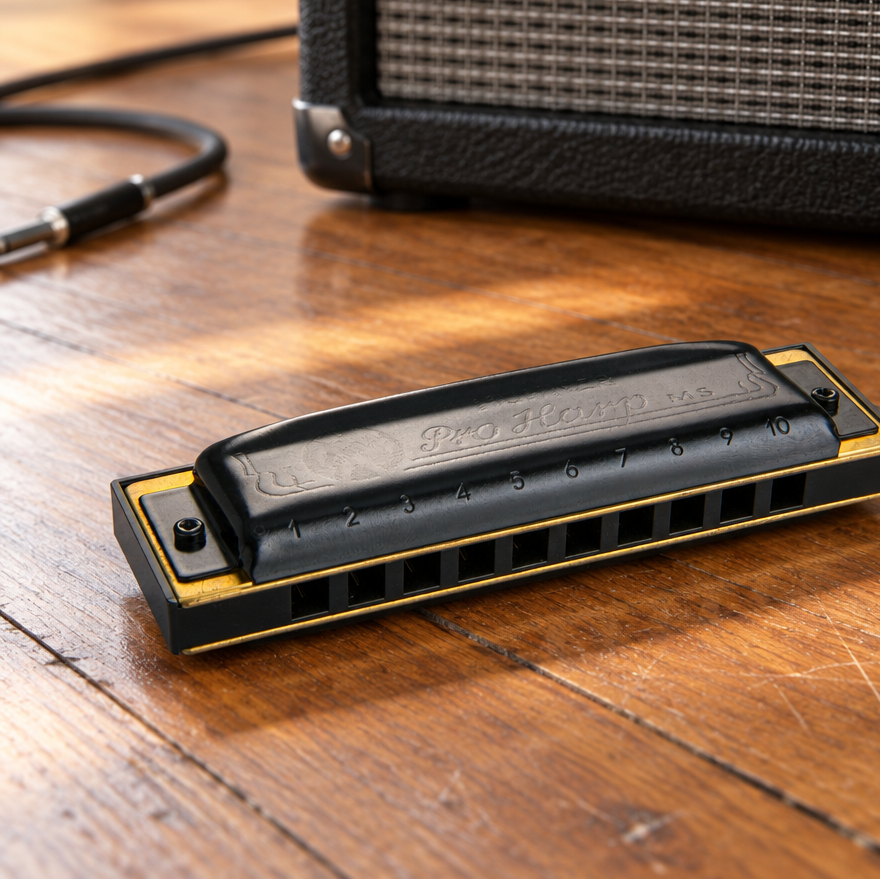 HOHNER Pro Harp MS – Rockmunspelet med helsvart attityd