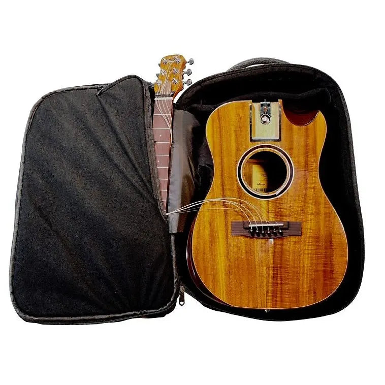 Journey Instruments OF882C First Class – Grand Auditorium resgitarr i helmassiv gran med Cutaway