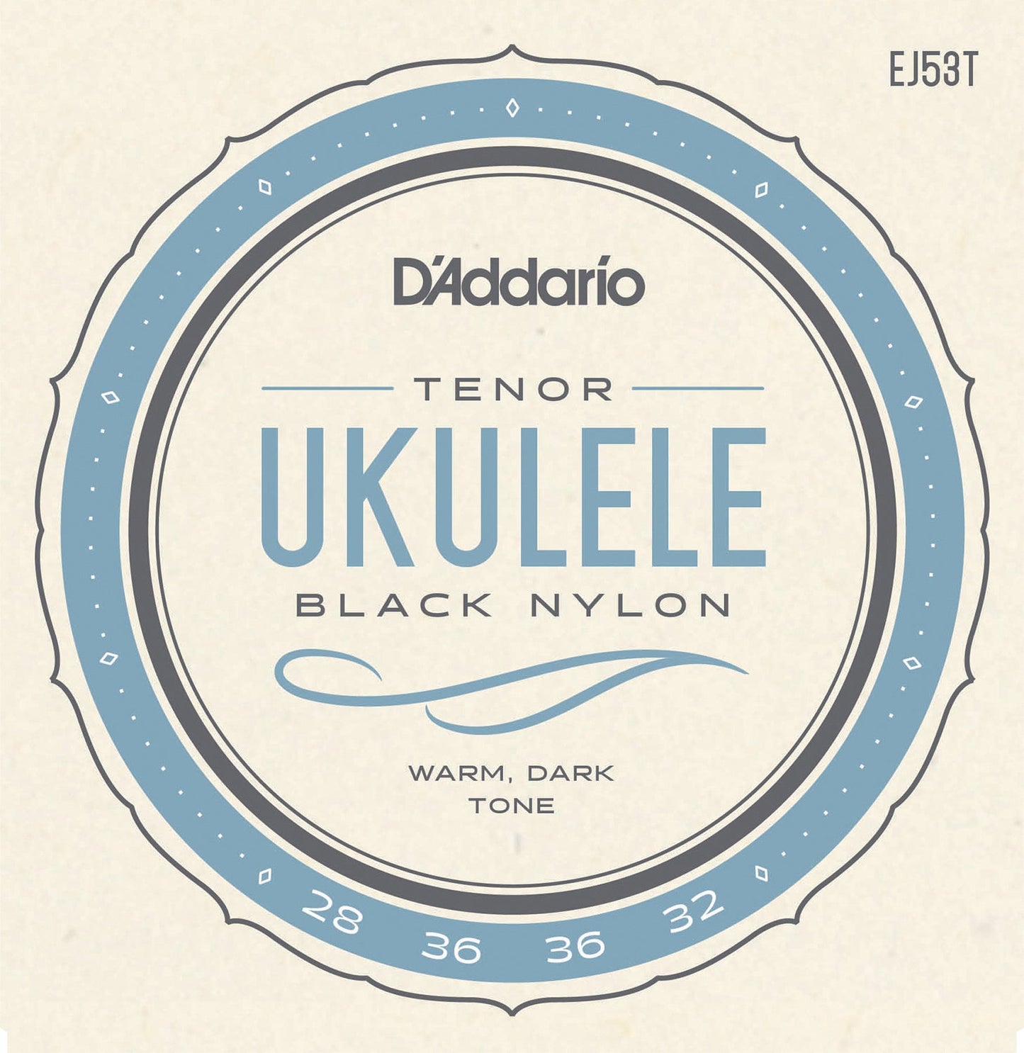 Black Nylon - Strängar till tenor-ukulele