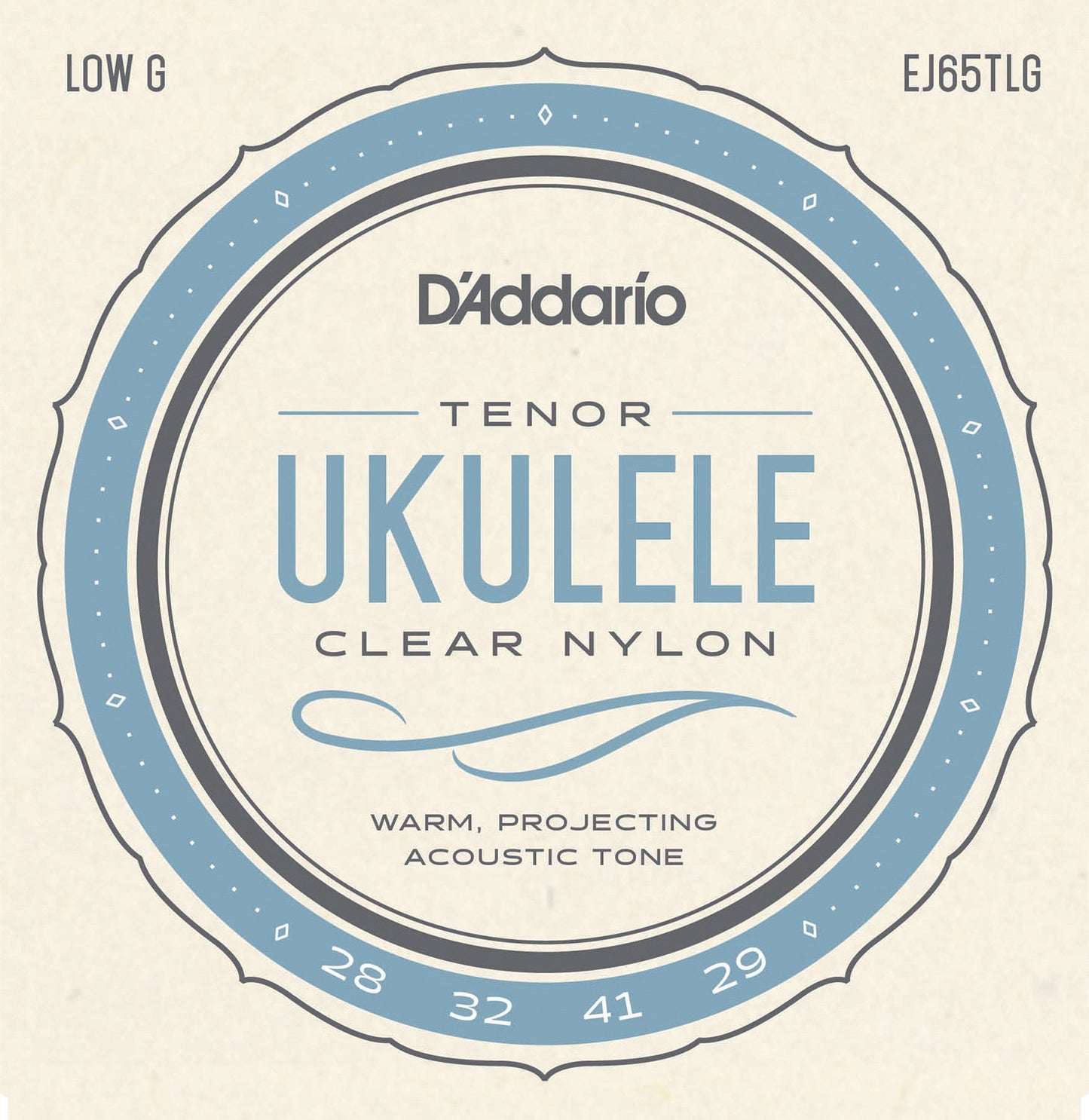 Clear Nylon - Strängar till tenorukulele (Low G)