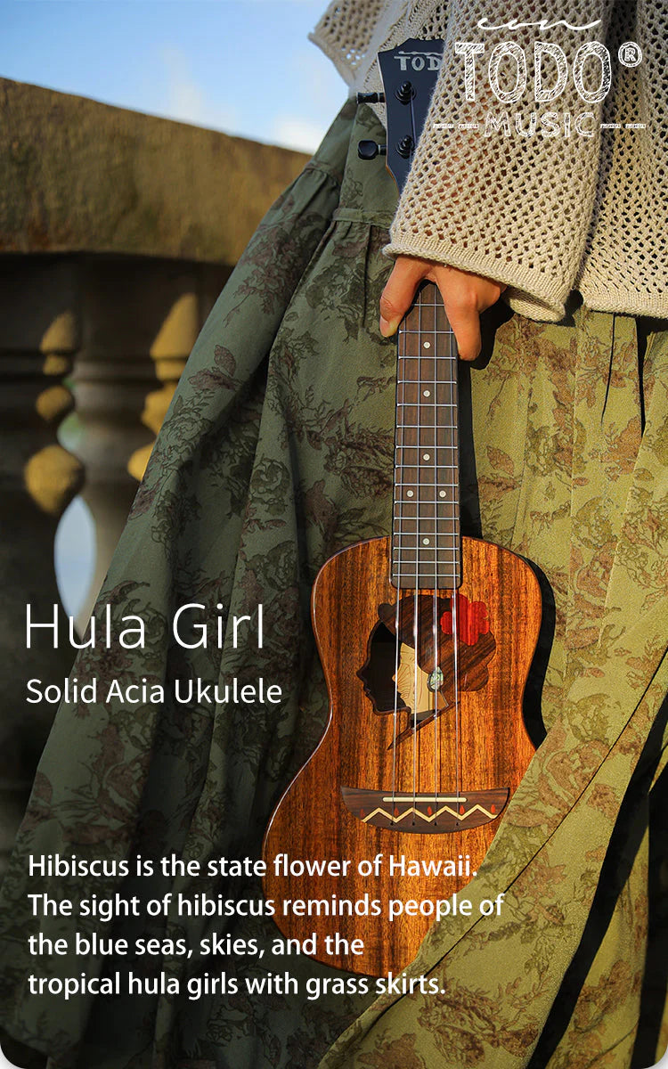 HAWAII - HULA GIRL - Acacia All Solid