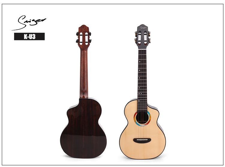 Polerad tenor med mjuk cutaway