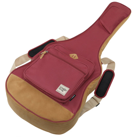 Röd gigbag för klassisk gitarr