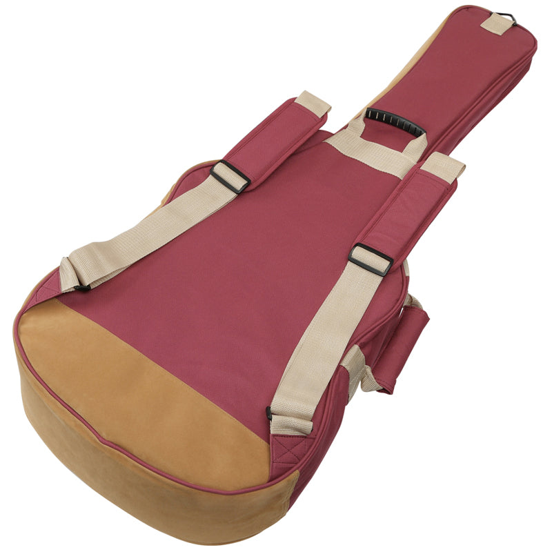 Röd gigbag för klassisk gitarr