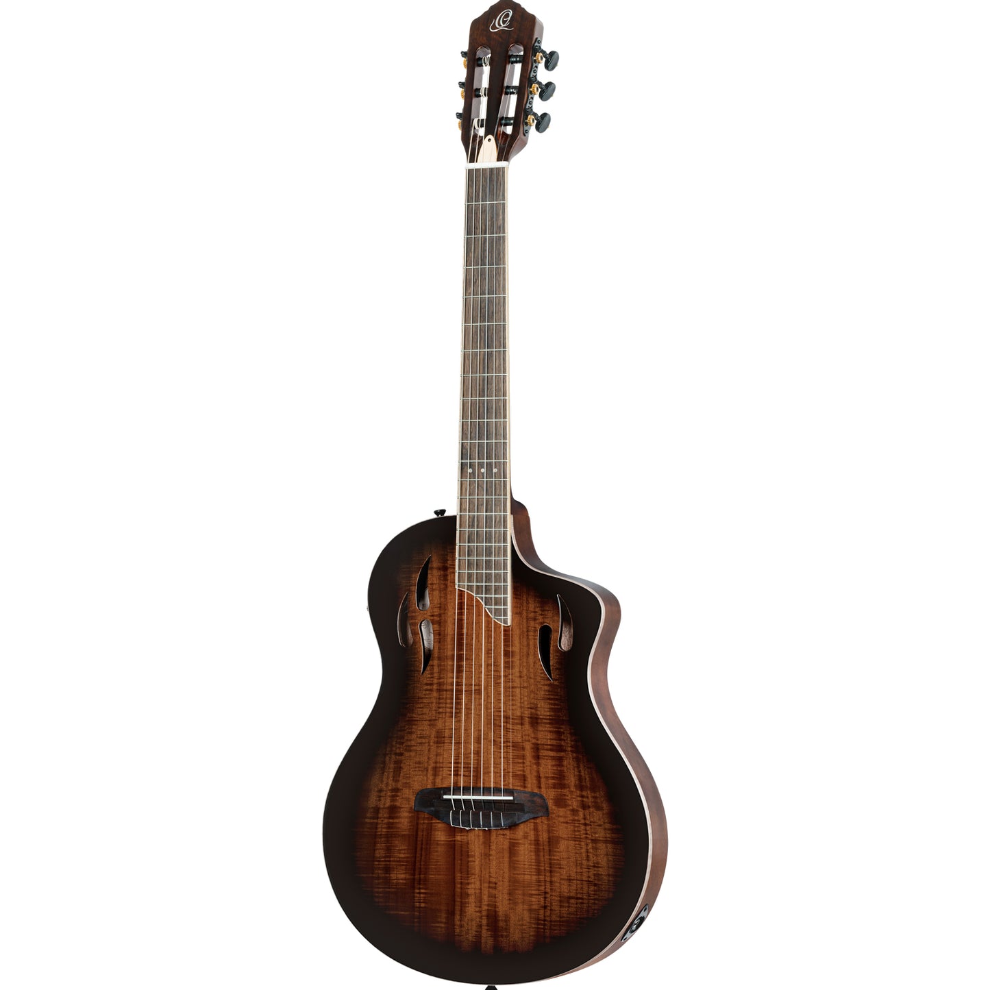 Thin Body nylonsträngad gitarr med pickup - Gloss Burst