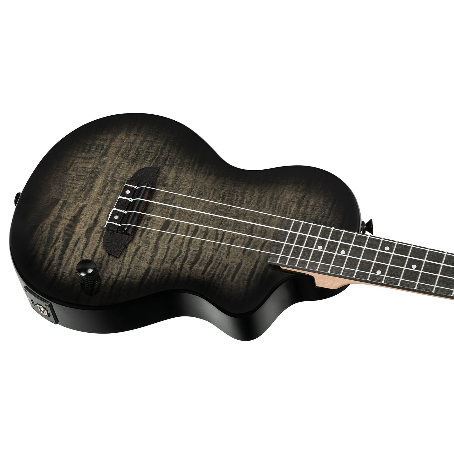 Tenorukulele - Solid body, Transparent Grey Burst
