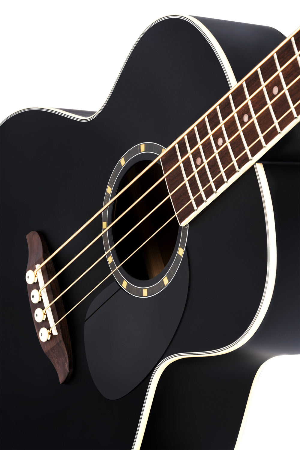 Akustisk bas - Satin Black Finish