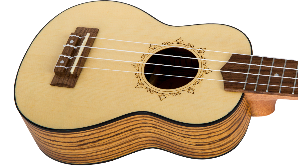 DUS320 Zebrawood - Sopranukulele