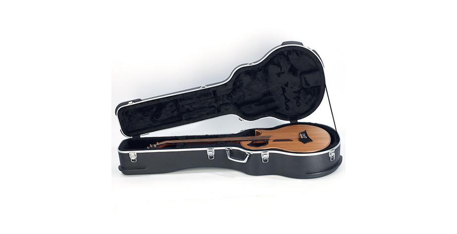 RockCase - Premium Line - Akustisk bas ABS-väska, välvd - Svart
