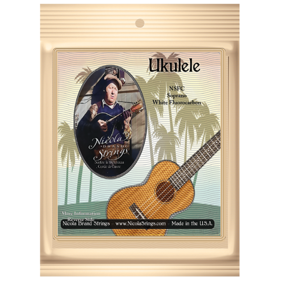 White Fluorocarbon - Sopranukulele