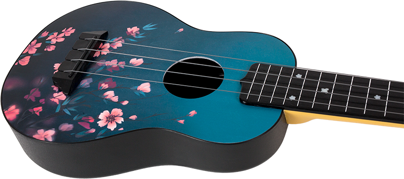 TUS32 ABS Travel Ukulele - Sakura - Sopranukulele