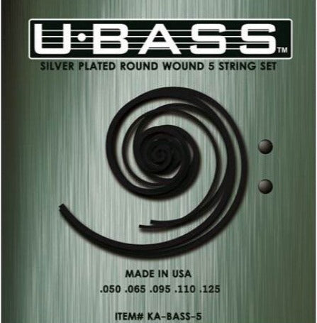 U-Bas Metall Roundwound - 5 strängar