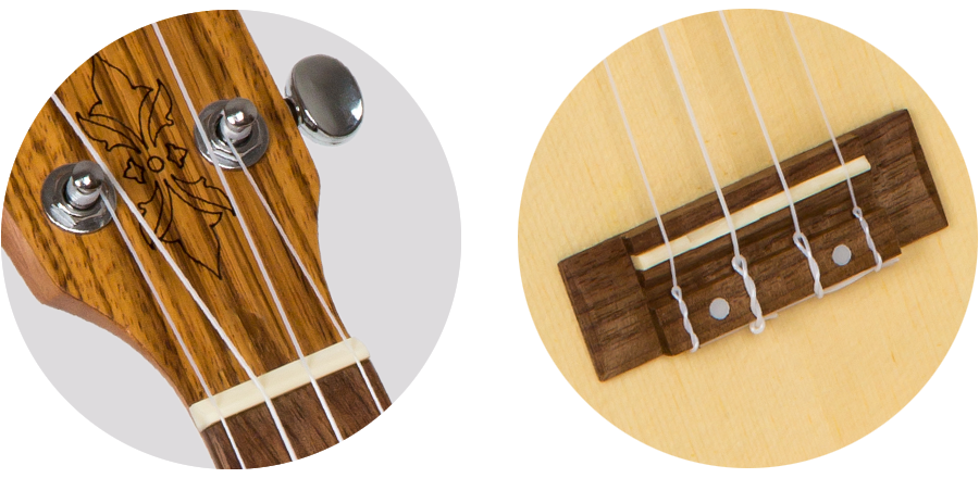 DUS320 Zebrawood - Sopranukulele