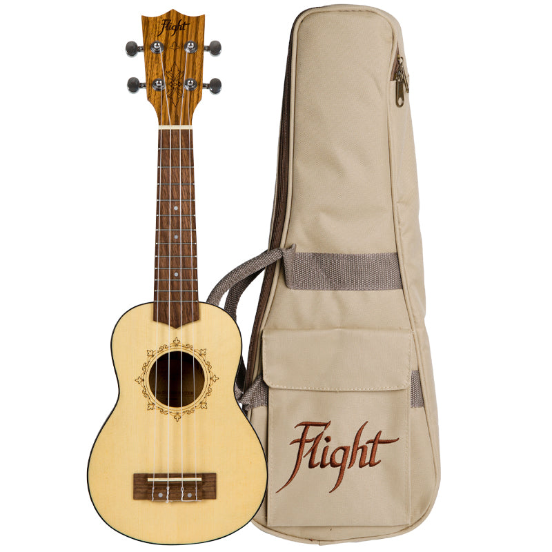 DUS320 Zebrawood - Sopranukulele