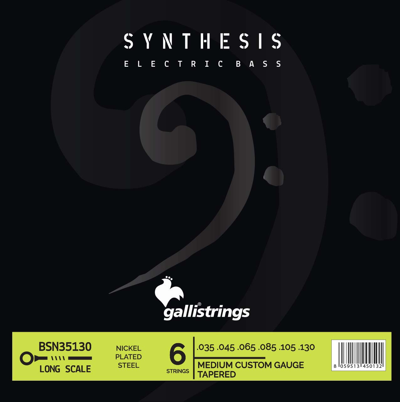 Syntes nickel - 6 strängar