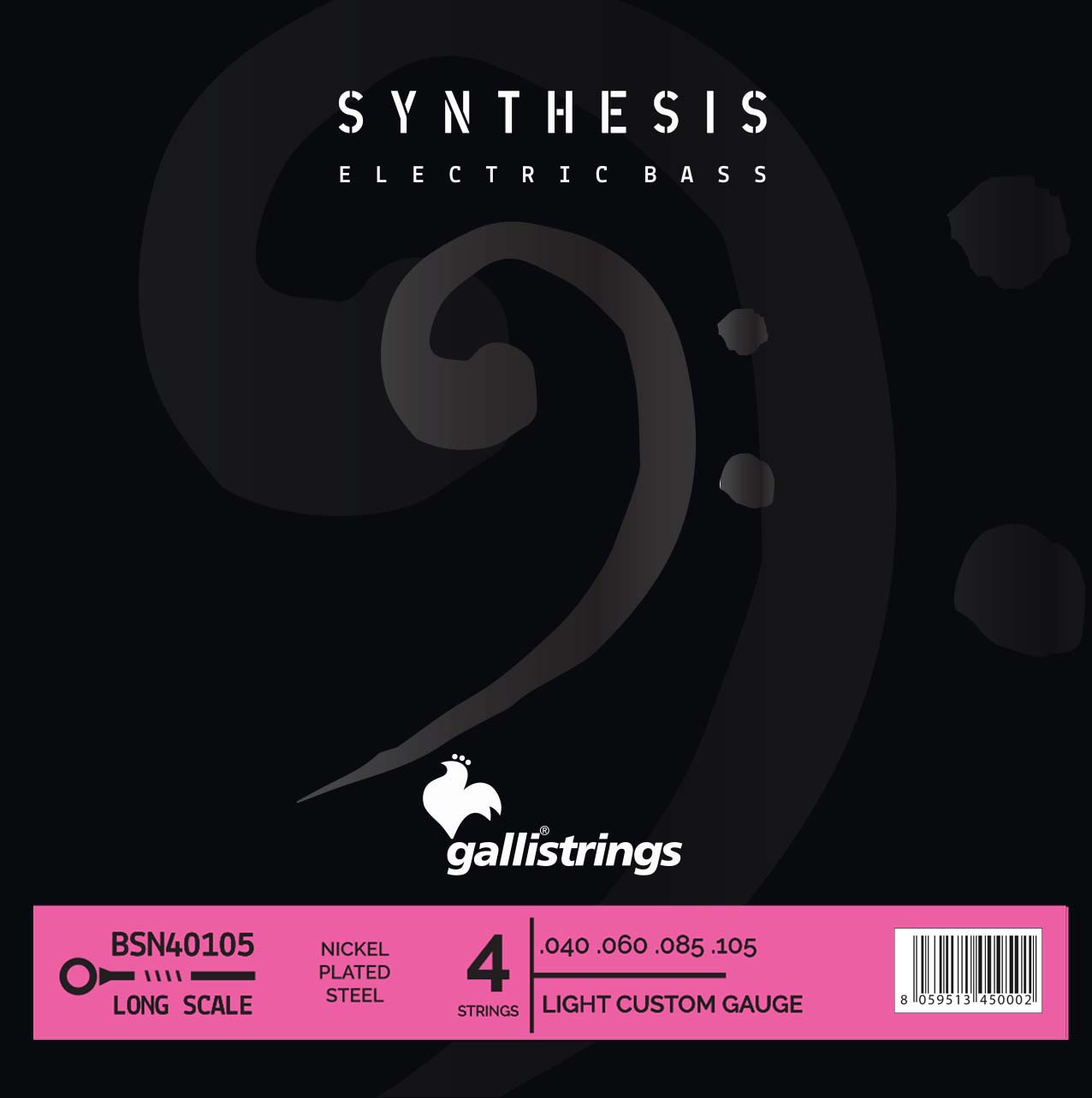 Syntes nickel - 4 strängar