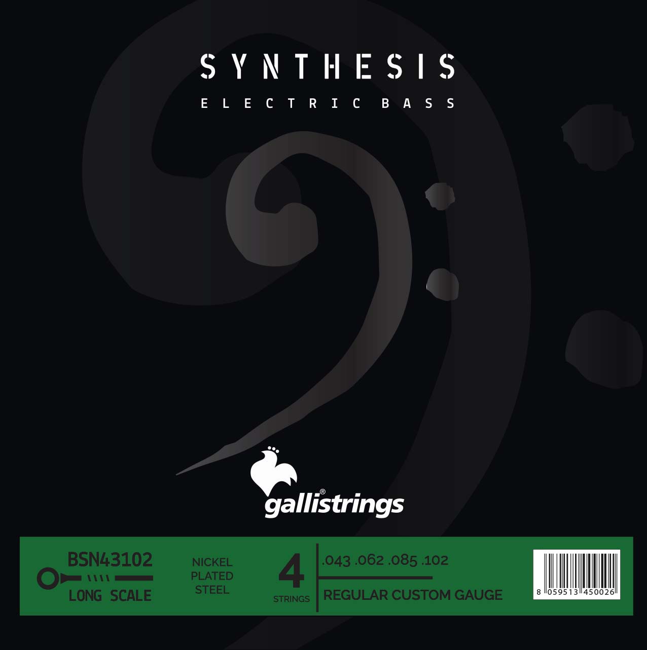 Syntes nickel - 4 strängar