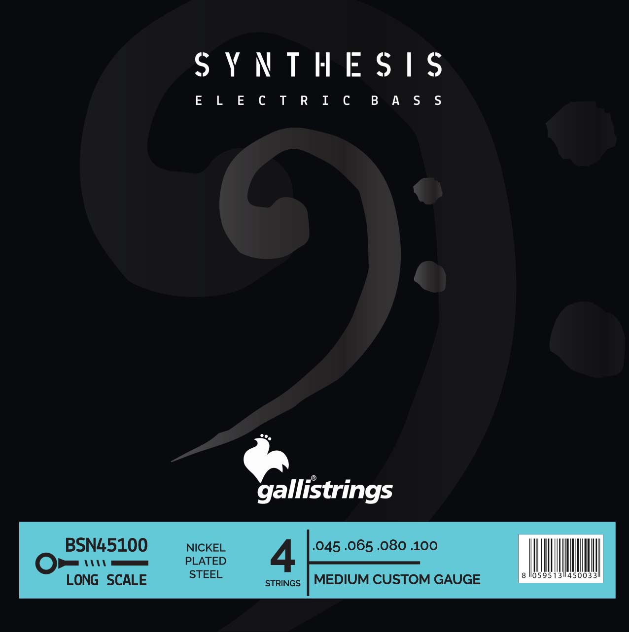 Syntes nickel - 4 strängar