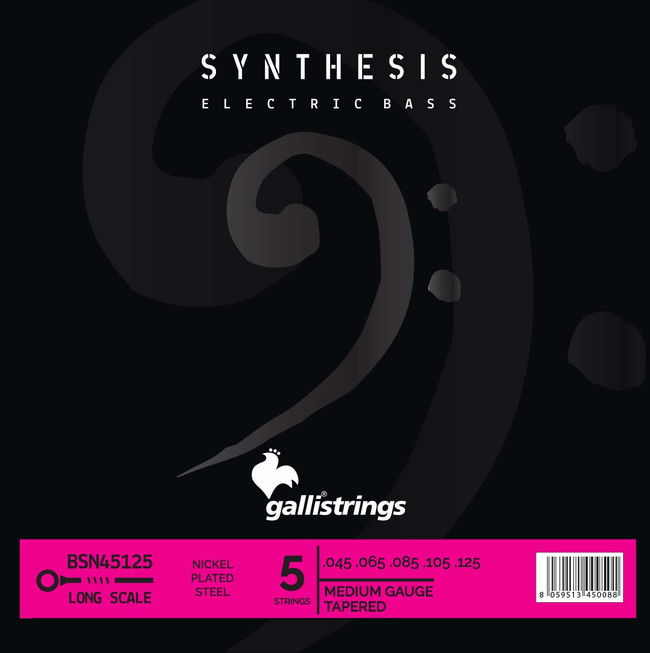 Syntes nickel - 5 strängar