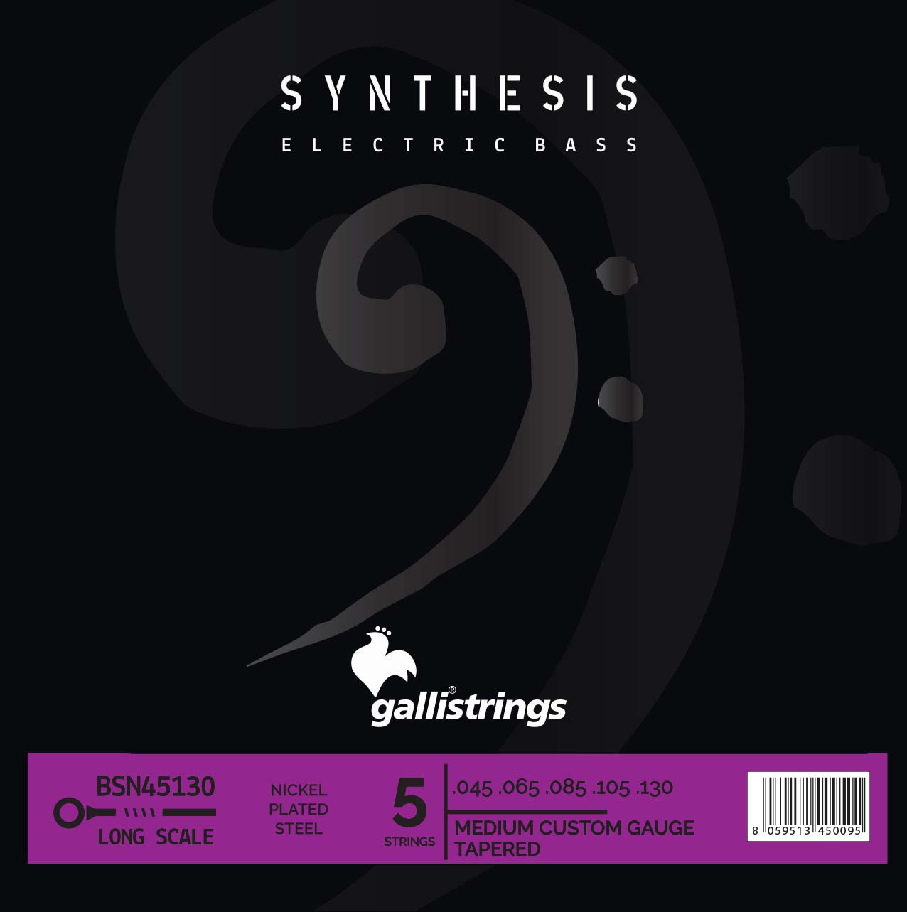 Syntes nickel - 5 strängar