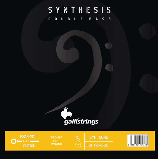 Synthesis kontrabas – syntetisk och brons
