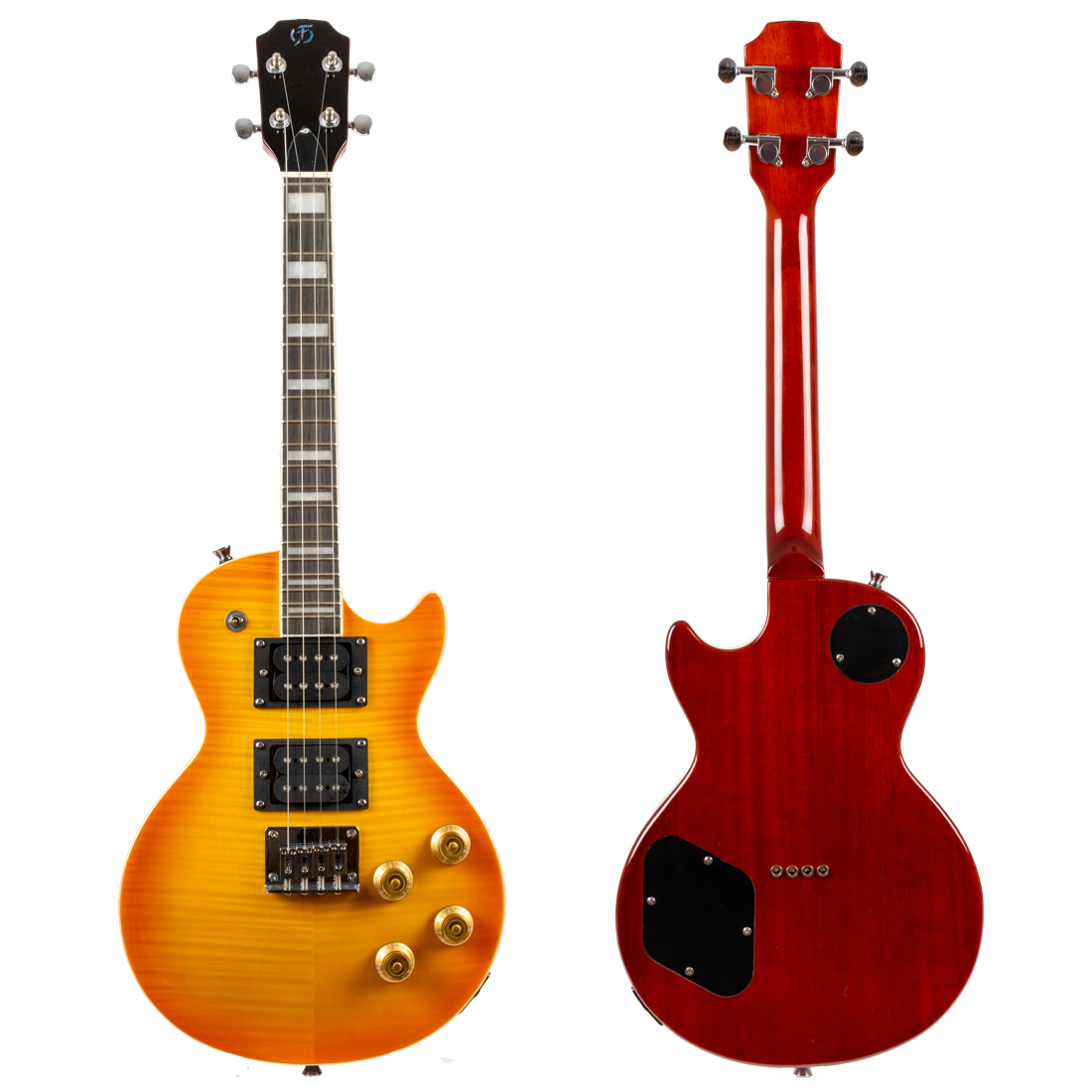 Flight Centurion Vintage Burst Solid Body Electric - Tenorukulele