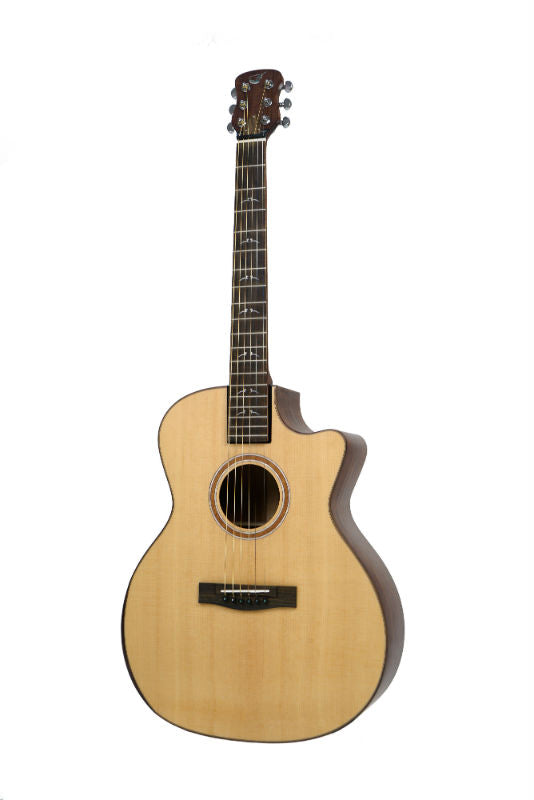 Solid Sitka / Mahogny GA Cutaway Resegitarr