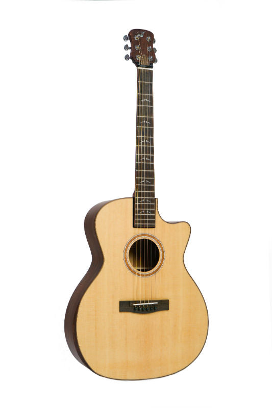 Solid Sitka / Mahogny GA Cutaway Resegitarr