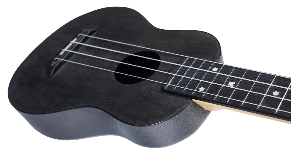 TUS35 Svart Travel Soprano Ukulele