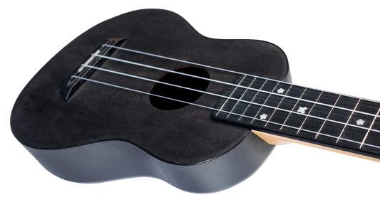 TUS35 Svart Travel Soprano Ukulele