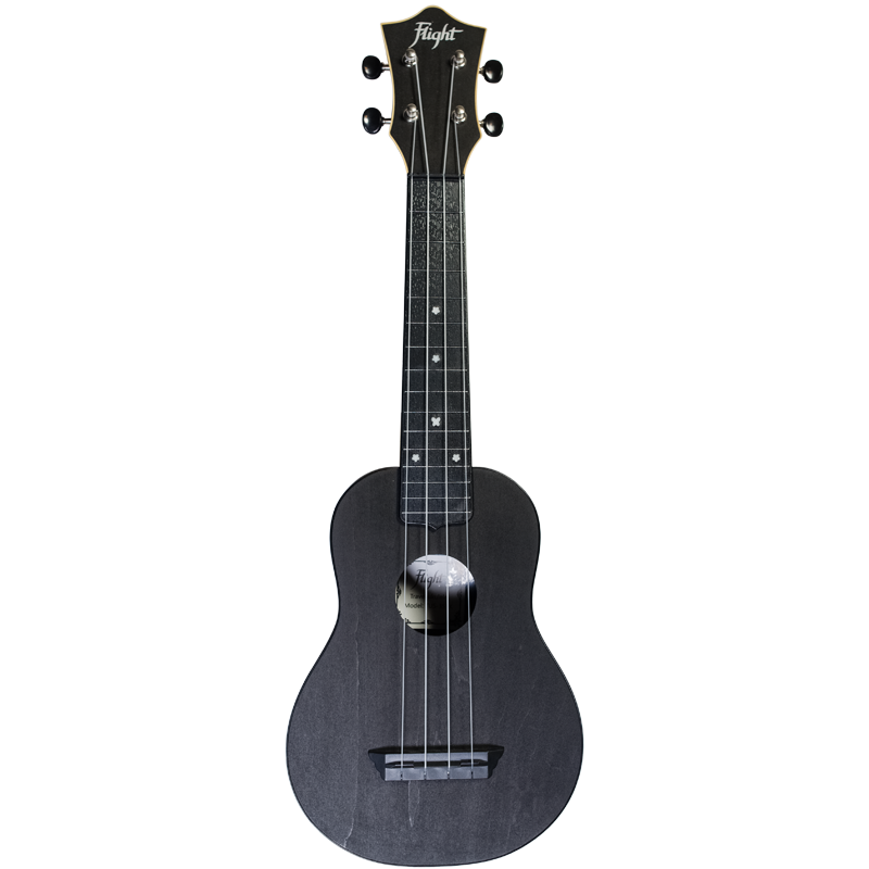 TUS35 Svart Travel Soprano Ukulele