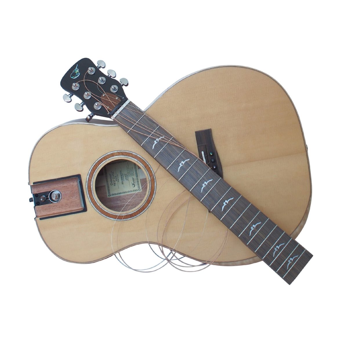 Journey Instruments FP412 First Class – Resgitarr i helträ gran och mahogny