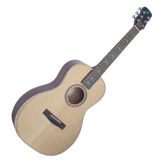 Journey Instruments FP412 First Class – Resgitarr i helträ gran och mahogny