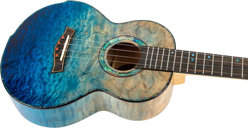 A10 QM Faded Blue - Tenorukulele