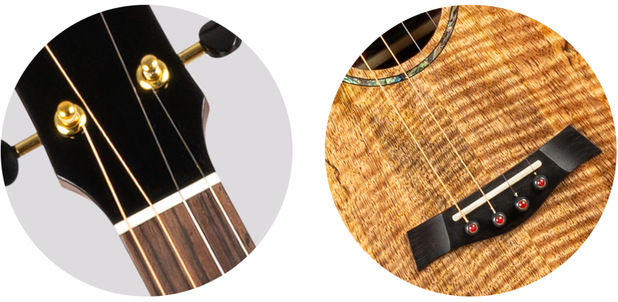 Maia - Barytonukulele med stålsträngar