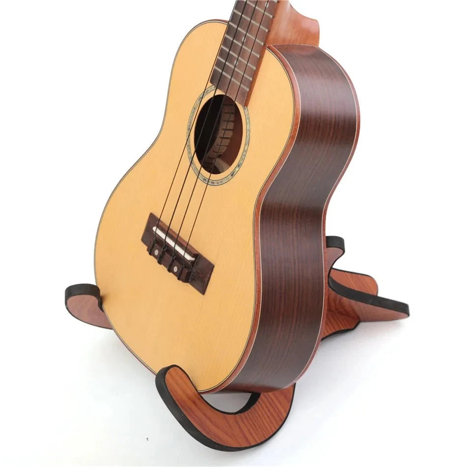 Ukulelestativ, i trä