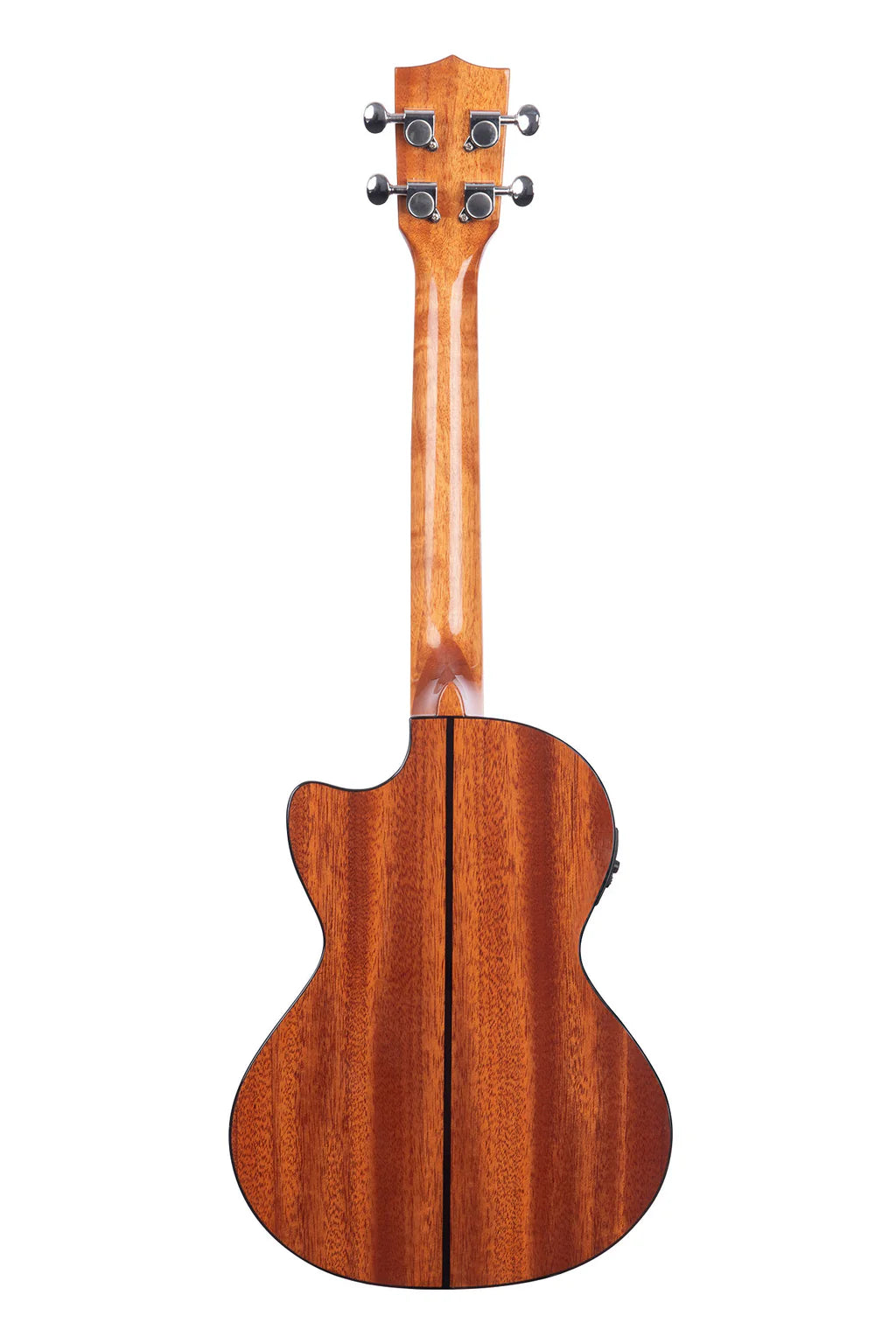 Tenorukulele med solid granlock, mahognykropp, cutaway och EQ