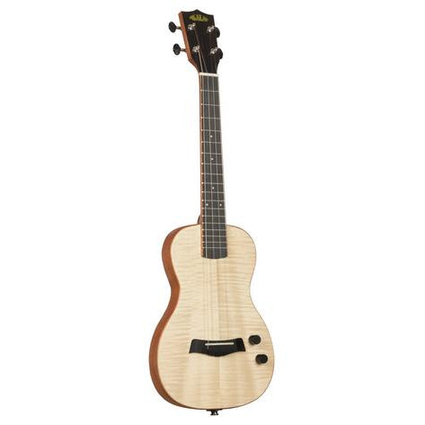 Solid Body Electric Flame Maple Tenorukulele