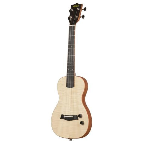 Solid Body Electric Flame Maple Tenorukulele