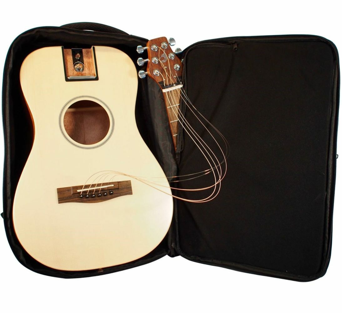 Journey Instruments PJ410N Puddle Jumper – Kompakt resegitarr i massiv gran