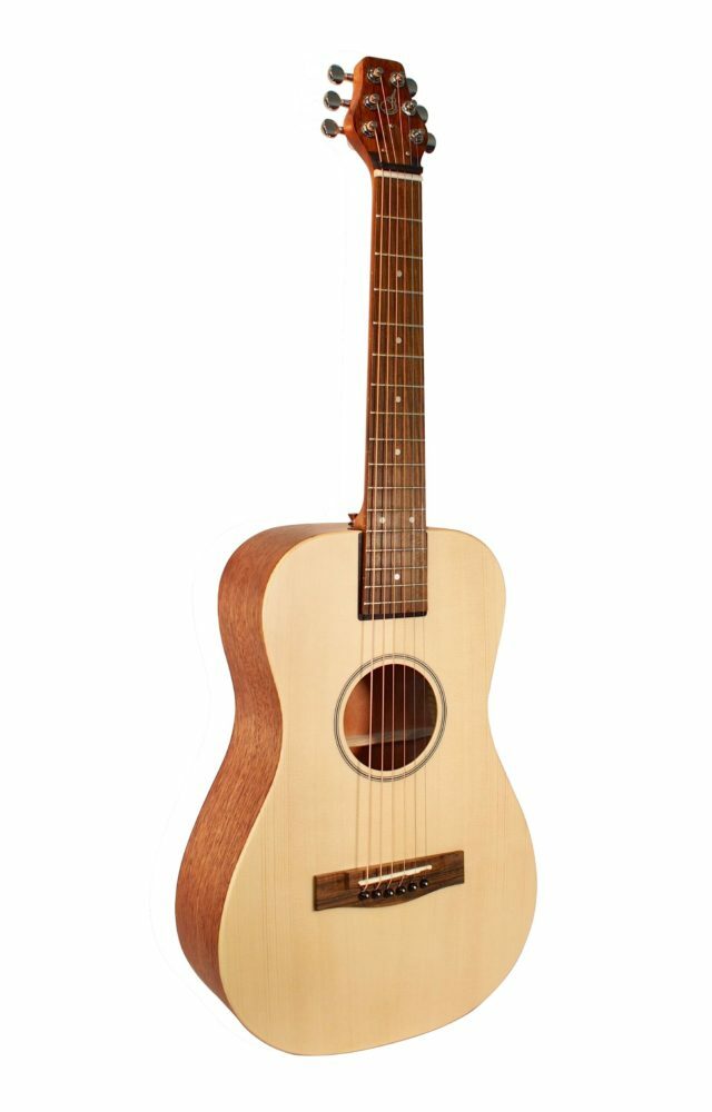 Journey Instruments PJ410N Puddle Jumper – Kompakt resegitarr i massiv gran