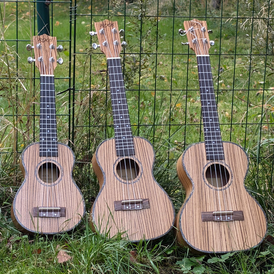 Troll - Ukulele i zebraträ