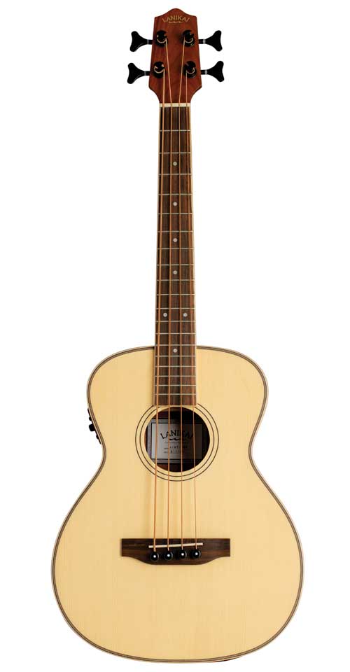 Lanikai SPST-EBU – Kompakt akustisk resebas (Solid Spruce)