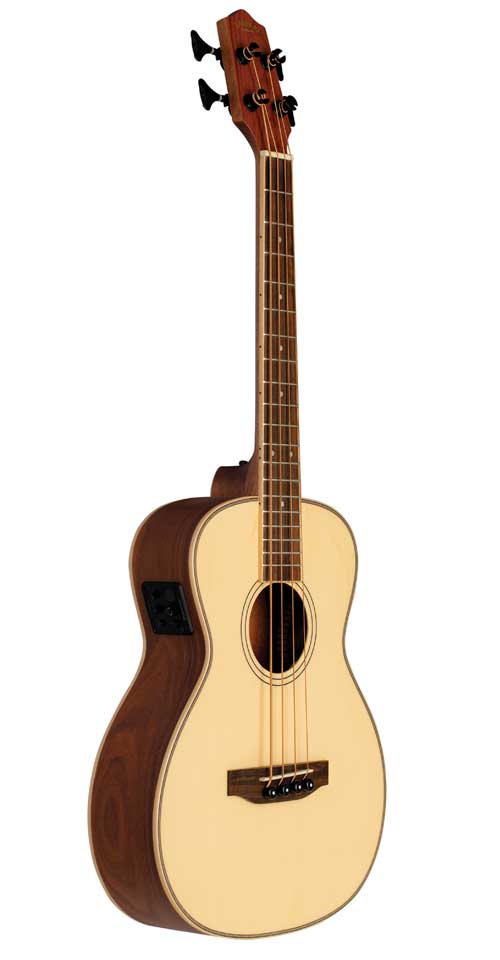 Lanikai SPST-EBU – Kompakt akustisk resebas (Solid Spruce)